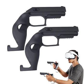 Дръжка игрален контролер за PS VR2 Аксесоари Геймпад 2 В 1 Дръжка за стрелба за PS VR2 Оригинален контролер за Играта Grip Control Sense