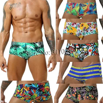 Мъжки бански костюми, разтеглив плувни гащи, къси панталони за каране на сърф, боксови бански костюми, бельо
