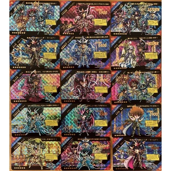 Saint Seiya Paradise 2.0 Пълна серия OP08 Hades Chapter Army Окото с позлатени релефни Флаш набор от колекционерски карти за игри на 42 листа