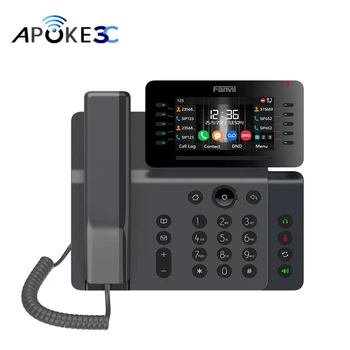 Бизнес телефон Fanvil V65 PoE Prime, вграден Sip-20 линии, IP телефони USB с честота 2,4 Ghz и 5 Ghz, voip-телефон