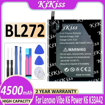 Истински Батерия BL272 BL 267 за Lenovo Vibe K6 K33A42/Vibe K6 K33a48 K33b36 K33b37 Резервни Батерии Bateria 