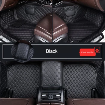 Автомобилни постелки индивидуално за Audi RS7 2013-2023 години на освобождаването на Автомобилни аксесоари, Детайли на интериора Изкуствена кожа