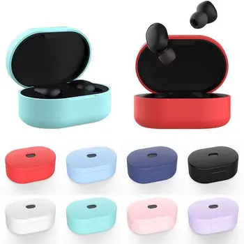 Силиконов Защитен Калъф за слушалки Redmi Airdots за Носене Безжична Bluetooth слушалка за Xiaomi Redmi Airdots TWS Калъф За слушалки