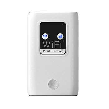 Портативен Безжичен рутер, точка за достъп за Wifi Power Bank Комплект рутер LTE 4G Рутер 150 Mbps Безжична WiFi модем 6000 mah