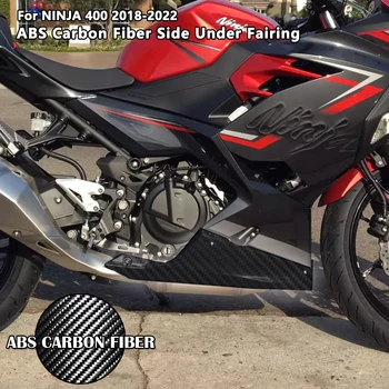 Страничната Долна Обтекател за Kawasaki Ninja400 Цвят на Въглеродни Влакна за Kawasaki Ninja 400 2018-2023 Аксесоари за Обтекател ABS