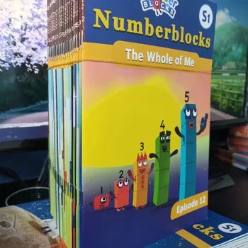 30 книги / Набор от Книги За Изучаване на английски език Numberblocks Строителни блокове Alphablocks Digital Детски Книги За деца