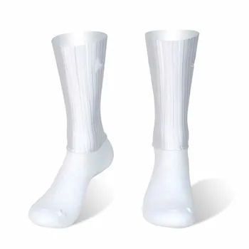 Летни мини силиконови аеро чорапи Whiteline Велосипедни чорапи Мъжки чорапи за колоездене, джогинг Calcetines Ciclismo