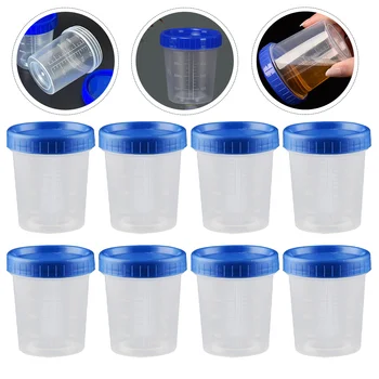 25 бр. мерителна чашка с тъмно син капак, чаши за течности, градуированный цилиндър, Pp 120 мл урина