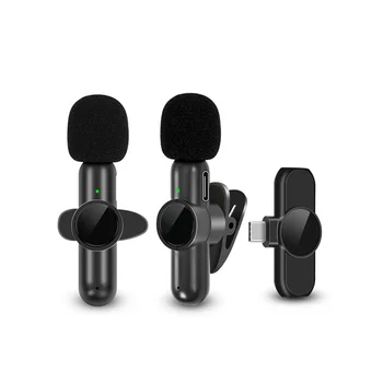 Безжична Петличный микрофон с шумопотискане за запис на аудио-видео за //Android/Live Game Mic