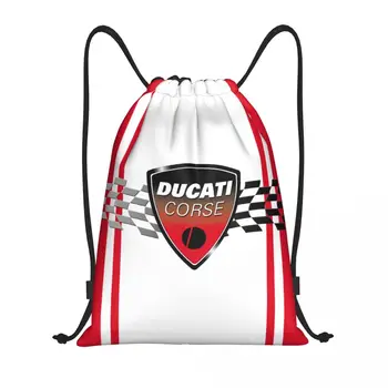 Джет състезания Sprot Ducatis, раница на съвсем малък, женски Мъжки спортен раница за фитнес, сгъваема чанта за пазаруване, чанта