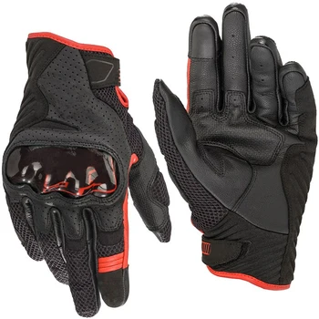 Ръкавици за мотокрос Guantes Moto Alpines SMX-1 AIR V2, състезателни мотоциклети, кожата със сензорен екран, мото-ръкавици, изработени от въглеродни влакна