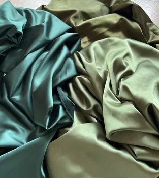 150 цвята в наличност Сатен подкладочная тъканта Мека кърпа, за украса на сватбена на фона Материал подплата Цена 1 метър Широчина 150 см