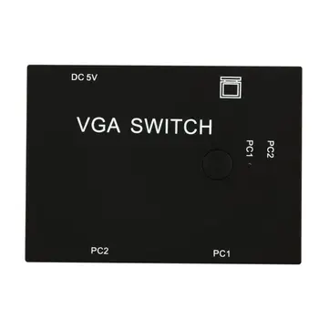 2-port VGA switch 2 в 1 с пускането на Vedio Multipliter за LCD монитор TV