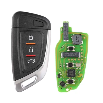 Авто Дистанционно Ключ За Xhorse XSKF01EN Universal Smart Proximity Remote Key 3-Бутон Ключодържател В Стила на Ножа За Инструмент VVDI Key