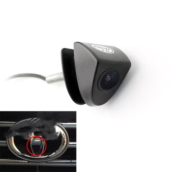 CCD-камера с логото на предната част на автомобила за Toyota Prado Highlander Land Camry, камера за задно виждане, система за помощ при паркиране