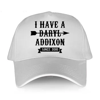 Лятна памучен бейзболна шапка в изчистен стил, шапки The Walking Dead I Haye A Daryl Addixon, мода мъжка шапка с къса козирка, мъжки шапки