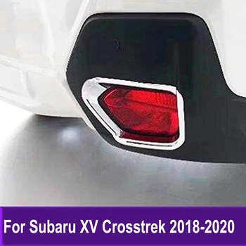 За Subaru XV Crosstrek 2018 2019 2020 Покриване на Задните фарове за мъгла, Фаровете Тампон Противотуманной Фарове Стикер За Декорация на Екстериорни Аксесоари