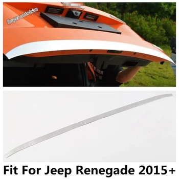 За Jeep Renegade 2015-2023 автоаксесоари Задната част на капака на багажника, врата копчето, формоване, тампон върху багажника, тапицерия ръба на капака на багажника