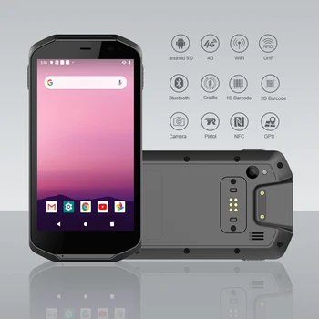 5-Инчов Преносим Android-Терминал 1D 2D Баркод Скенер Събиране на Данни UHF Rfid 4G WiFi GPS Водоустойчив Удароустойчив Грапав PDA Q51
