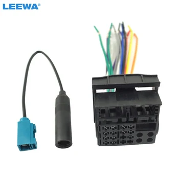 Теглене на кабели, автомобилни стерео системи LEEWA с жак FRAKA Radio Anatenn за фабрично cd Volkswagen OEM Радио #CA3144