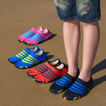 Градинска семейна плажна обувки за плуване, гмуркане, двойка водни обувки, дишаща бързосъхнеща обувки за гмуркане, гмуркане уейд