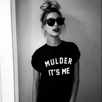 2019 Тениски Mulder It ' s Me, тениска със забавна слоган, Хумористичен риза в стил 