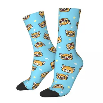 Дизайнерски Чорапи Sanrio Aggretsuko за Сладко Момиче Merch Crew Socks Меки Прекрасни Подаръци