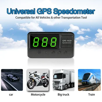 Автомобилен GPS за измерване на Скоростта Цифров Дисплей Централен Дисплей С Проектор Гривна МИЛИ/Ч КМ/Ч За Наем на Камион, Лодка Влакове Мотоциклет Scoote
