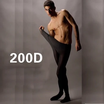 Секси мъжки дебели топли есенни и зимни 200D высокоэластичные топли чорапогащи за мъже за фитнес мъжки чорапи за гей мъже
