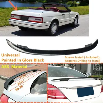 Подходящ за Cadillac Allante 1987-1993 година на издаване ABS Пластмаса, заден спойлер на багажника Седан Универсално задно антикрыло бодикит Аксесоари