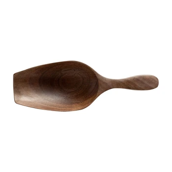 Черен орех, една част от дървен лъжица за разкопаване на кафе на зърна, Чай и плешката, Дървено гребло, Дървени чаена лъжичка