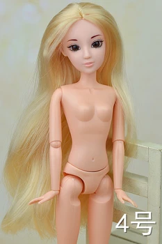 Детска Играчка, 12 Ставите Подвижната Мода Кукла BJD 3D Истински Очите За 11,5 