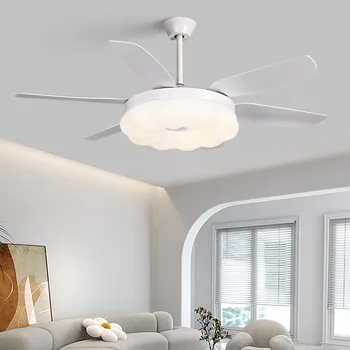 Съвременните вентилатори, вентилатори за хол, спалня, кухня, таван осветление с led осветление, вътрешно осветление