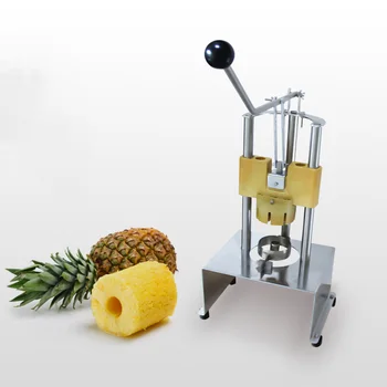 лесна за работа машина за почистване на ананас от кора от неръждаема стомана