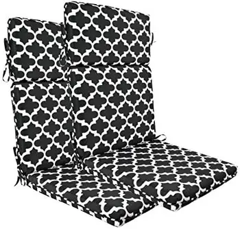 Външни Възглавници за столове с висока облегалка Подмяна на Възглавници за седалки на Столове Комплект от 2 Тухла-червени Дъбилни места за сядане за четене 캠핑의자 крес