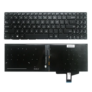 Нова Американо-Руска Латинска Клавиатура За Asus VivoBook N580 N580V M580 X580VD X580 С Подсветка 0KNB0-5600RU00 Английски BG LA SP