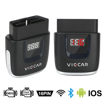 Type-C Bluetooth 4.0 V2.2 Четец на код Viecar ODB2 ELM 327 Скенер USB Mini OBD II Авто Диагностика Автоматичен Инструмент за Android/IOS