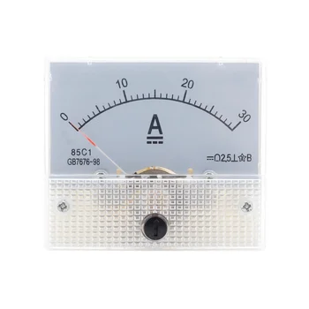 85C1-DC 30A Волтметър за постоянен ток с указательной глава, Аналогов амперметър, Панел М