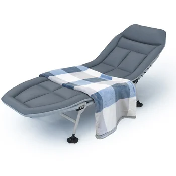 Модерен дизайн, легла с метална с едно сгъваем рамка, преносима сгъваема легло за къмпинг