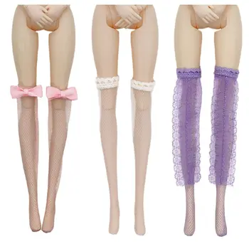 Модни Дантелени чорапи, ръчно изработени Дължина от 30 см, чорапи за кукли, Гамаши, ежедневни дрехи, Аксесоари, дрехи, дрехи за 1/6 кукли, играчки със собствените си ръце