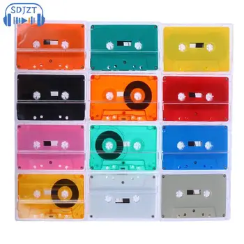 1 комплект Стандартния касетофон цветно устройство с магнитна аудиокассетой на 45 минути, прозрачно чекмедже за съхранение на реч и музика