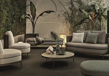 Nordic outdoor sofa, комбинация от ратан за хотел Courtyard на открито на открито
