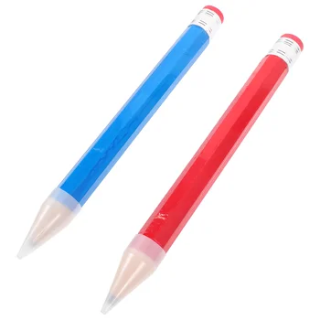 2 бр Голям дървен молив, Цветни моливи Детски писалка за рисуване калъфи дебел прът