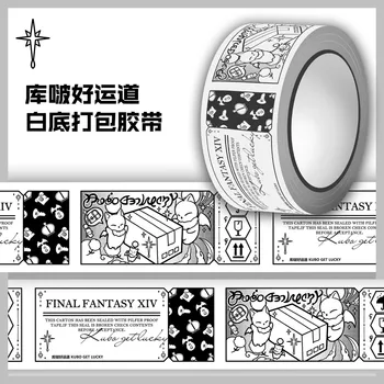Аниме е Final Fantasy XIV FF14 Карикатура Moogle Маскирующая тиксо Cosplay Хартиена опаковка Стикер САМ Декор Подарък