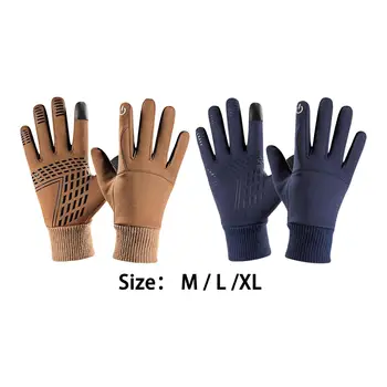 Зимни ръкавици, удобни ръкавици с пълни пръсти, нескользящие Водоустойчив ски ръкавици за колоездене, каране по сняг на открито