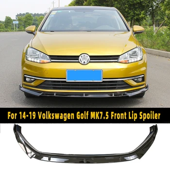 За 14-19 Volkswagen Golf MK7.5 GTI Модел от Въглеродни влакна, Преден Спойлер, Дефлектор Предна Броня, Защита на Брадичката, Аксесоари За украса