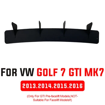 Подходяща за VW Golf 7 GTI 7R 7.5 R MK7 MK7.5 2013-2016 Матиран Черен Автомобилен Дифузер На Задната Броня, Задна Престилка, Клапи, Странични Сплитери