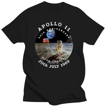 Apollo 11 50th Anniversary Moon Landing 1969 2019 Потник, риза, модна тениска в класически стил