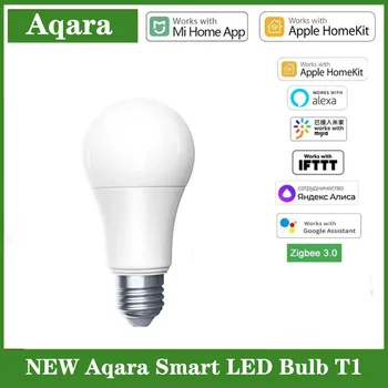 Оригиналната Интелигентна Led Лампа Aqara T1 Zigbee3.0 9W E27 2700K-6500K Smart Remote LED лампа за Xiaomi home HomeKit smart home