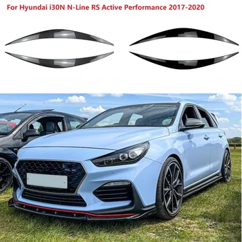 2X Автоматична Злата фаровете на Веждите, Клепачите, за Hyundai i30N N-Line RS Active Performance 2017-2020 3D Стикери Тунинг ABS Гланц